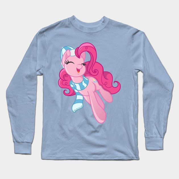 My Little Pony Christmas Pinkie Pie Long Sleeve T-Shirt by SketchedCrow